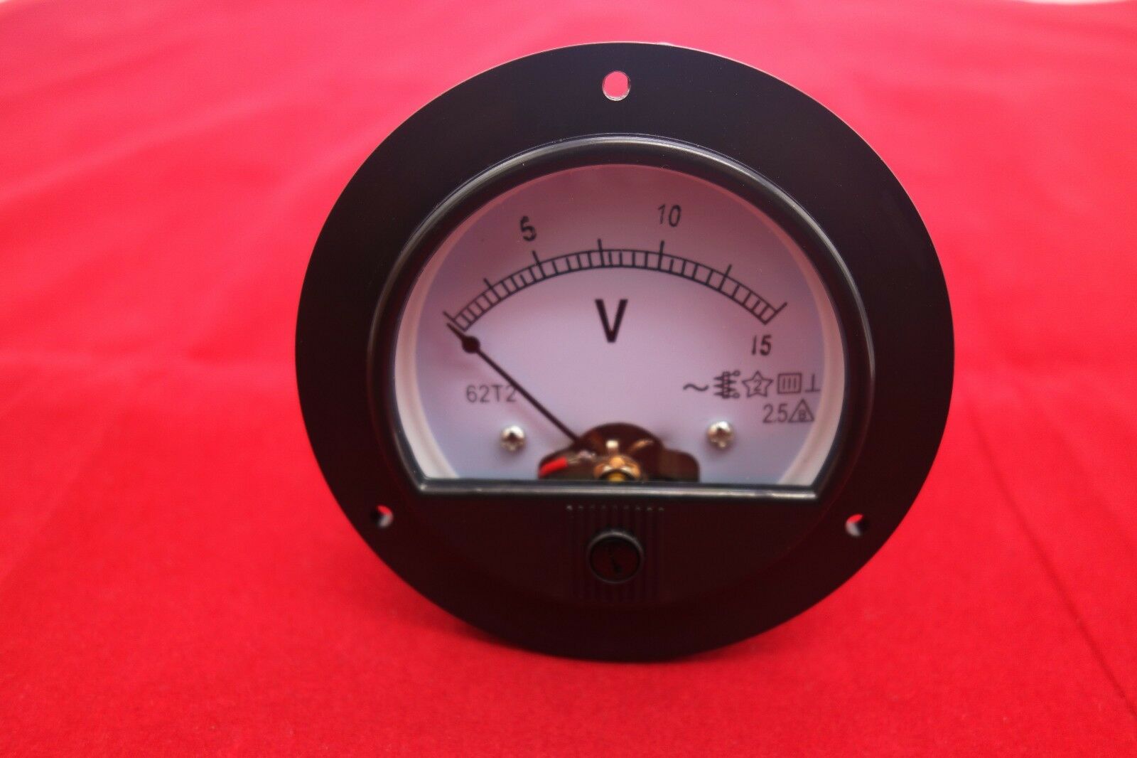AC 0-15V Round Analog Voltmeter Voltage Panel Meter  Dia. 90mm directly Connect