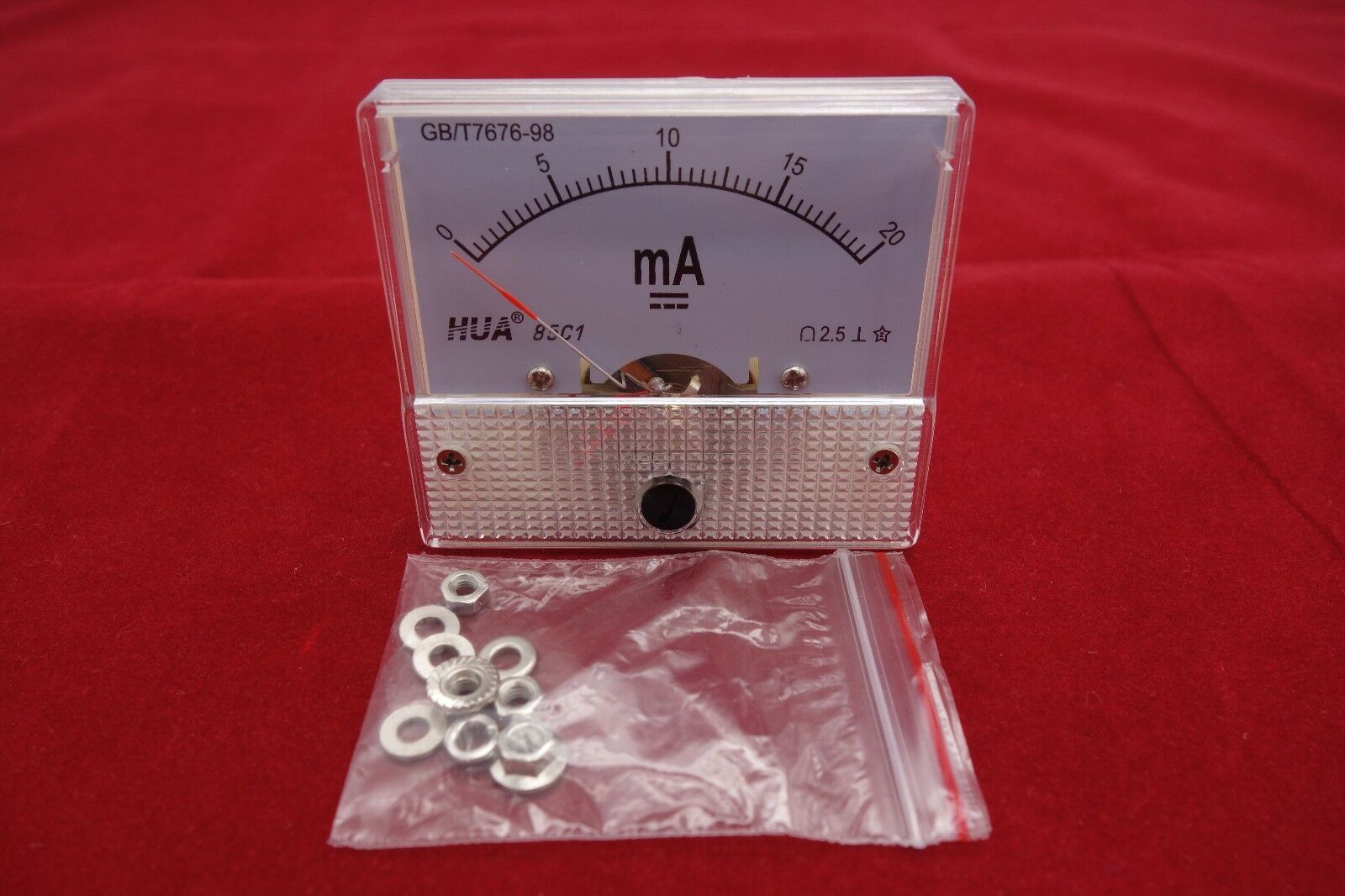 DC 20mA Analog Ammeter Panel Current Meter 85C1 0-20mA DC directly Connect