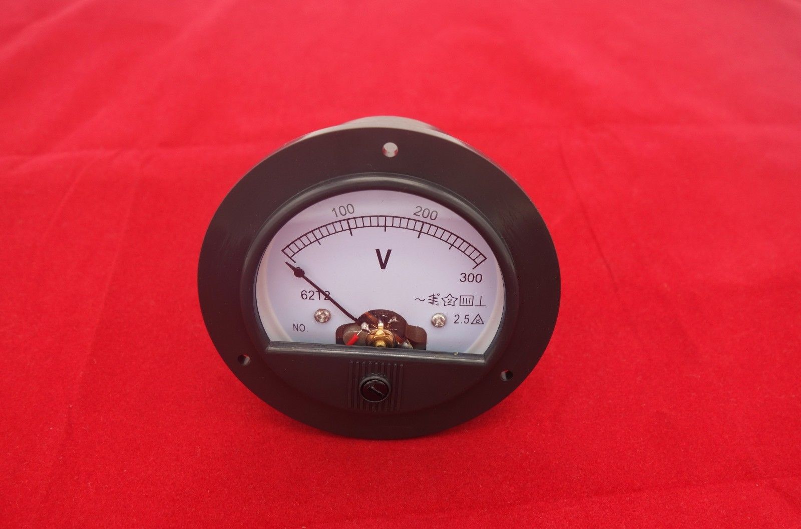 AC 0-300V Round Analog Voltmeter Voltage Panel Meter Dia. 90mm  directly Connect