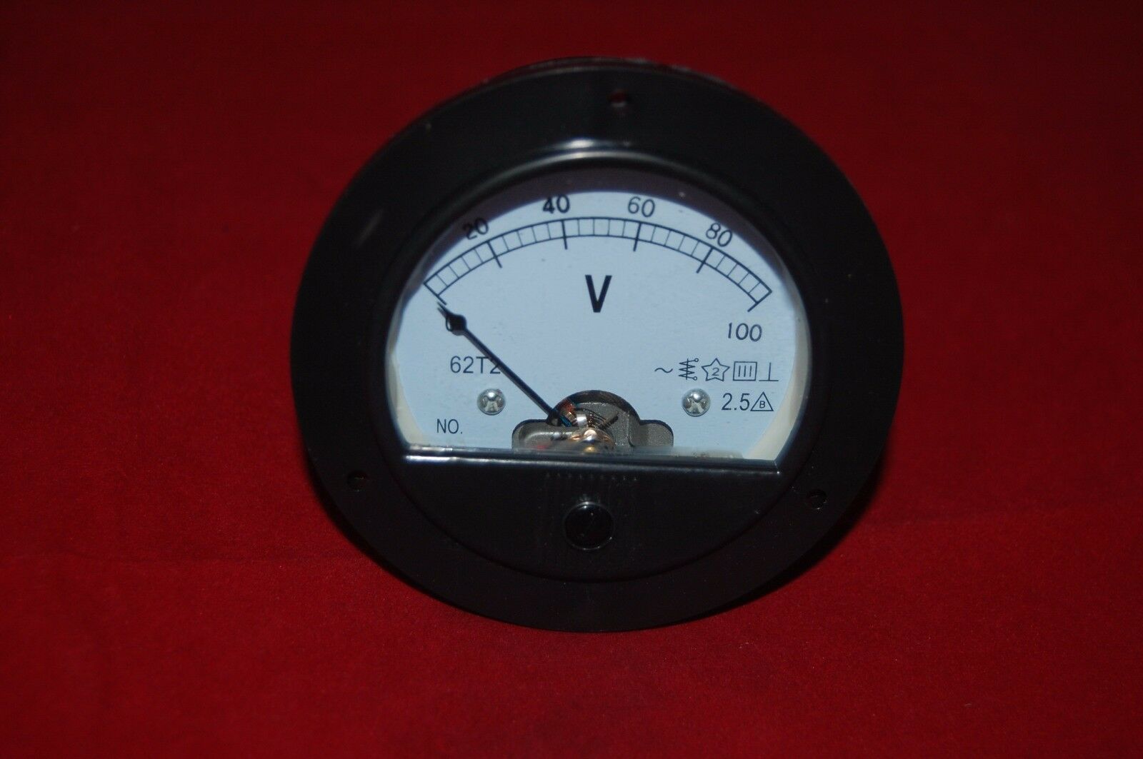 AC 0-100V Round Analog Voltmeter Voltage Panel Meter Dia. 90mm directly Connect