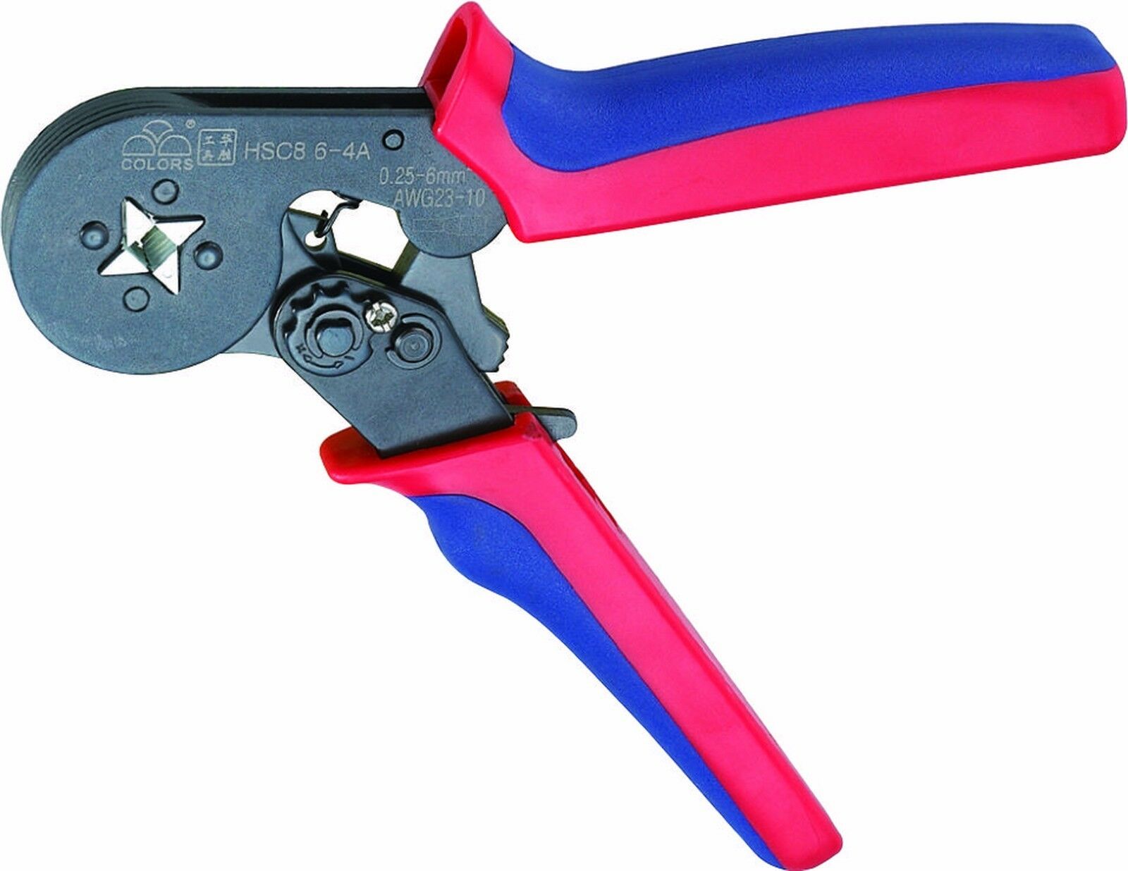 1PC MINI-TYPE Self-Adjustable Crimping Plier For Ferrules Four-Sided  0.25-6mm