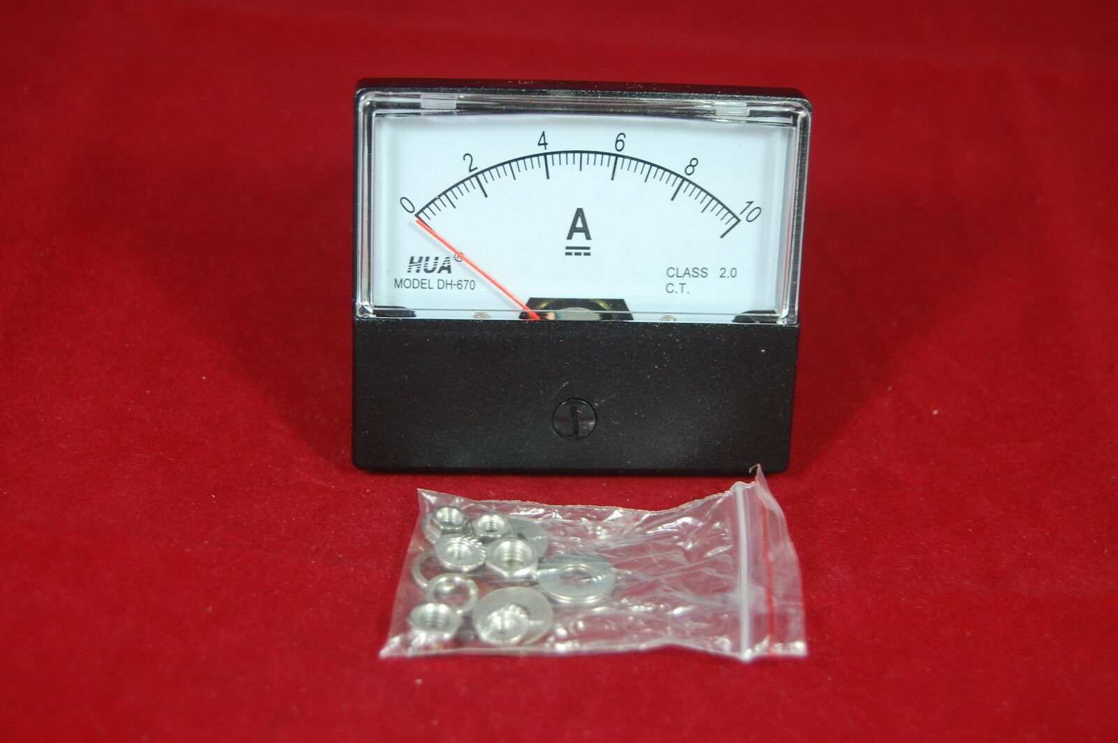 DC 10A Analog Ammeter Panel AMP Current Meter DC 0-10A 60*70MM directly Connect