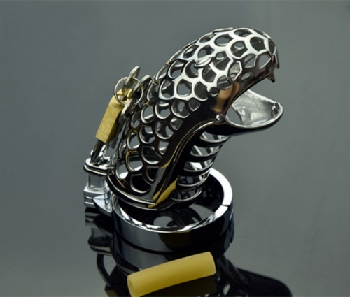 MOG Male chastity with stainless steel serpentine device