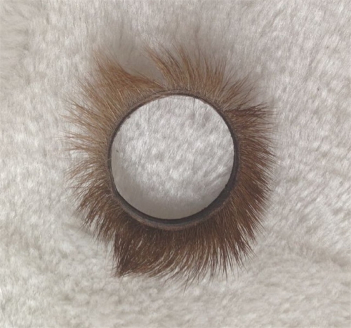 MOG Gray sheep round true eye circles female itch device