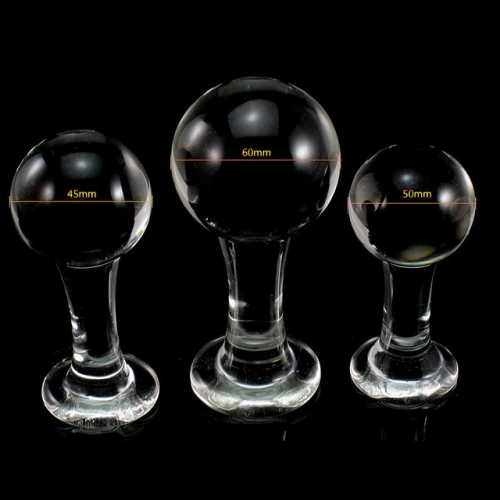 MOG Spherical glass anal plug