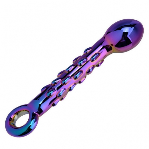 MOG Colored crystal glass rod fun massage stick