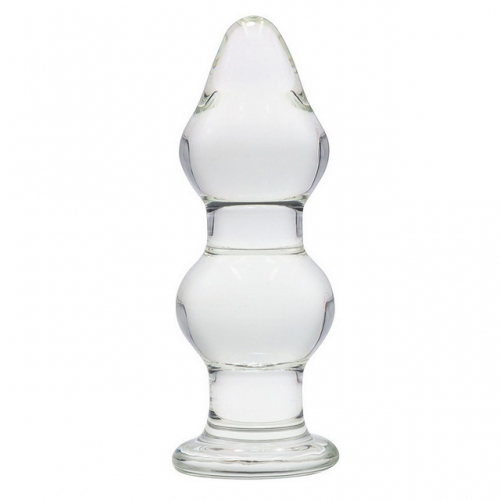 MOG Crystal glass 48mm transparent anal plug