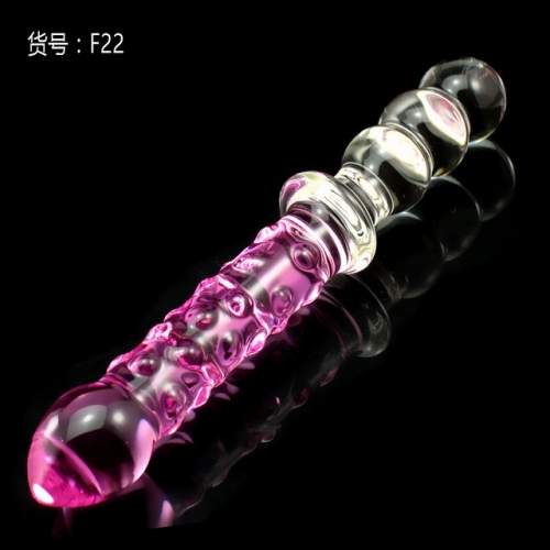 MOG Oversized crystal glass massage stick