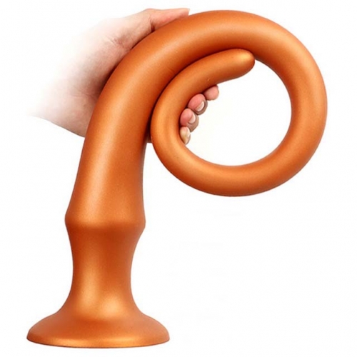 MOG 65 cm long in-depth backyard masturbation device for men and women liquid silicone tail anal plug adult sex toys