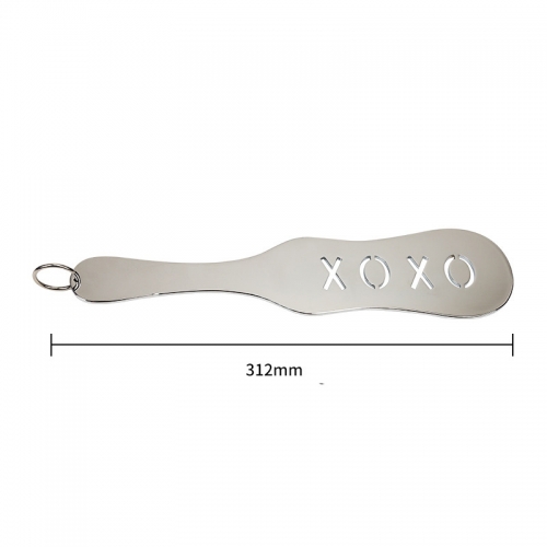 MOG XOXO Letter Fun Hand Pat Metal Palm Sex Toys Adjust Whip Patting Game Props