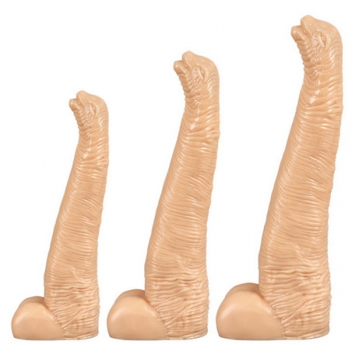 Dinosaur beast three-piece anal plug male prostate massager large sex adult products anal expander