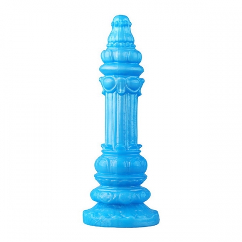 New product special-shaped pedestal lighthouse anal plug three-color soft backyard masturbator alternative toys for men and women sex toys