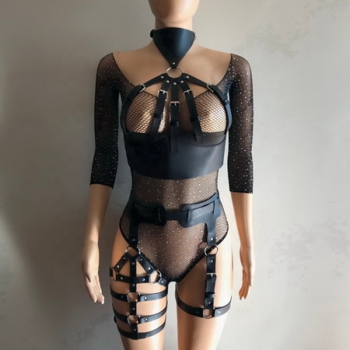 MOG BDSM Body Restraint  Harness With underwear MOG-BSN013