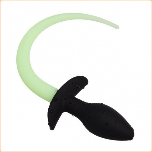 MOG Dog Tail Silicone Butt Plug - Luminous MOG-ABH010