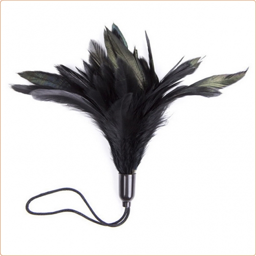 MOG Black Horn Turkey Feather Flirting MOG-BSH006
