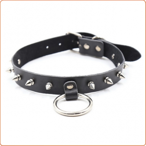 MOG Leather spikes Collars MOG-BSC018