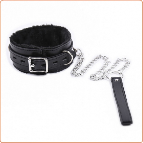 MOG Black Lock Plush Collars MOG-BSC012