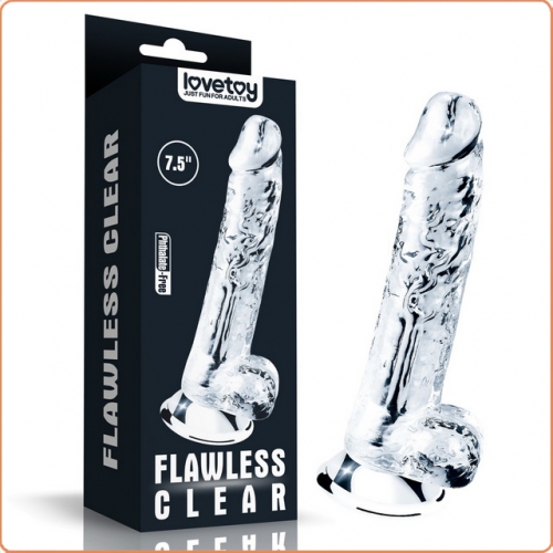 MOG Transparent dildo with box MOG-DSF016