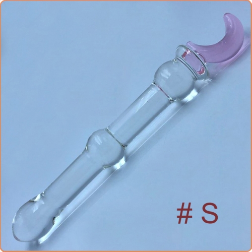 MOG Crescent Glass Masturbation Stick MOG-ABF034-S