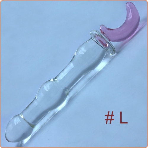 MOG Crescent Glass Masturbation Stick MOG-ABF034-L