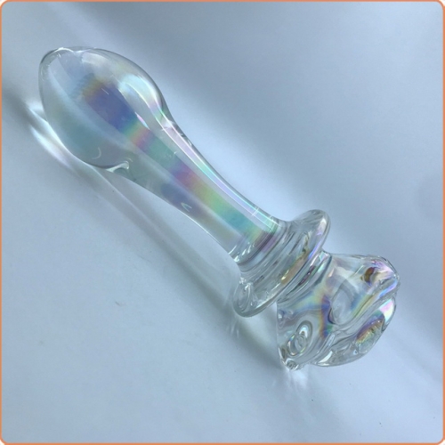 MOG Rose Flower Glass Butt Plug MOG-ABF024-1