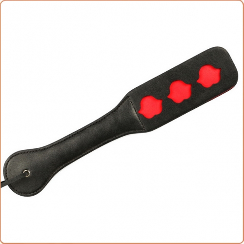 MOG Black Multilayer Red Lip Spanking Paddle MOG-BSF006