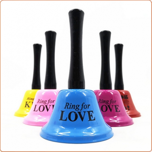 MOG "LOVE"Metal colorful erotic game bells MOG-GPC002