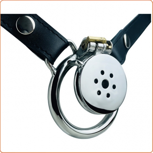 MOG Men's wearable cb cage flat circular chastity lock MOG-CDA002
