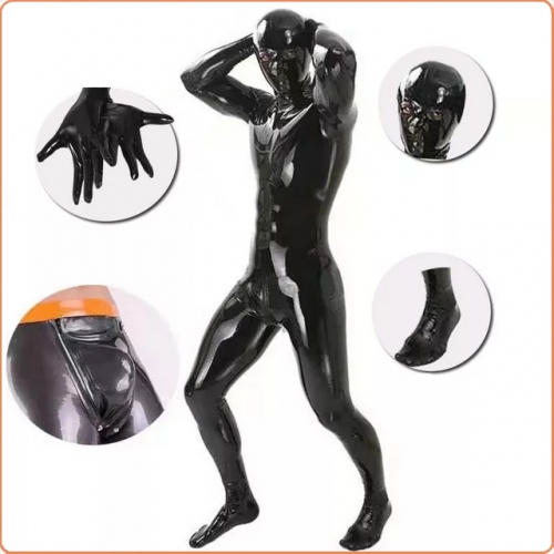 MOG Manservant shiny leather full wrap tights MOG-LGI012