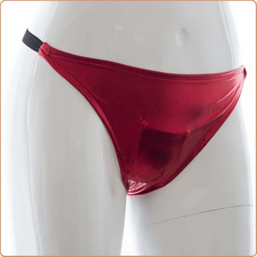 MOG Can put jumping eggs patent leather red panties MOG-CDD006