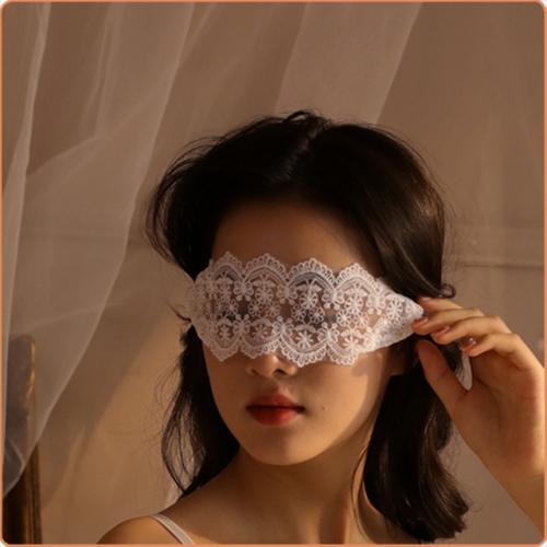 MOG Lace see-through embroidered hollow eye mask MOG-BSB0103