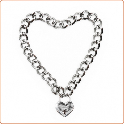 MOG Iron chain heart-shaped locking neck cover MOG-BSC071
