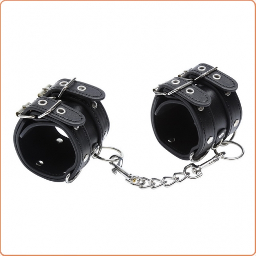 MOG Hand and foot cuffs leather double row MOG-BSE007