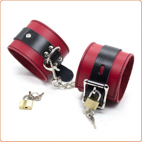 MOG Genuine leather with locking cuffs  MOG-BSE073