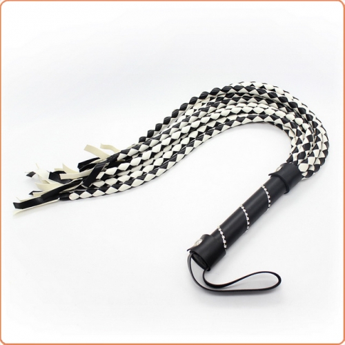 MOG Handle with diamond studded braided handles at both ends MOG-BSG057