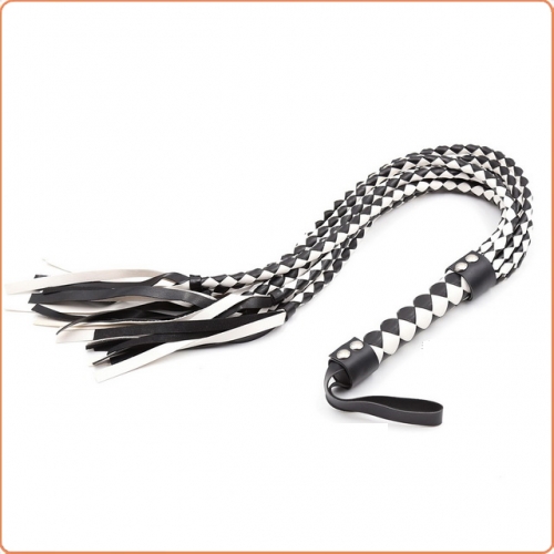 MOG Handle braided two nail leather whip MOG-BSG058