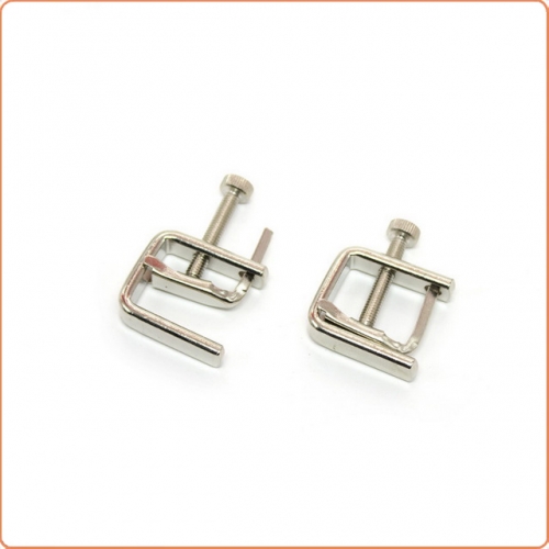 MOG Pair of silver breast clamps MOG-BSJ037