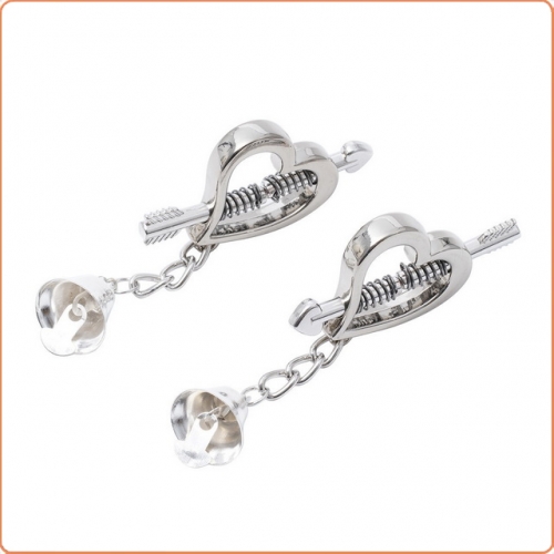 MOG Love adjustment breast clip iron chain bell MOG-BSJ048