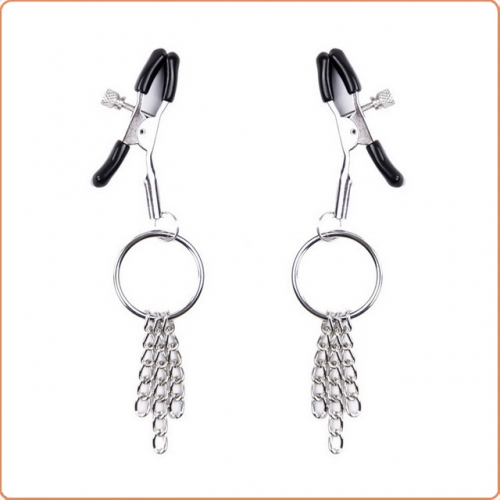 MOG Short breast clip with 1 iron ring chain MOG-BSJ030