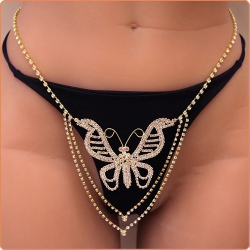 MOG Butterfly waist chain rhinestone MOG-BSO053