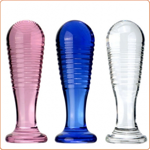 MOG Spiral glass anal plug for opening the anus MOG-ABF051