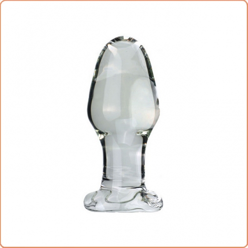 MOG Bigger and thicker clear glass anal plugs MOG-ABF065