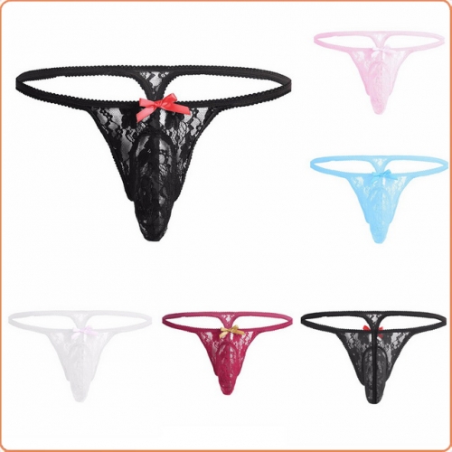 MOG Lace thong transparent mesh erotic MOG-LGN025