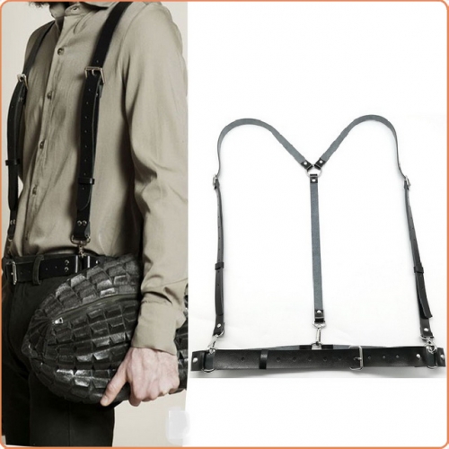 MOG Shoulder strap leather with pin buckle MOG-LGM075