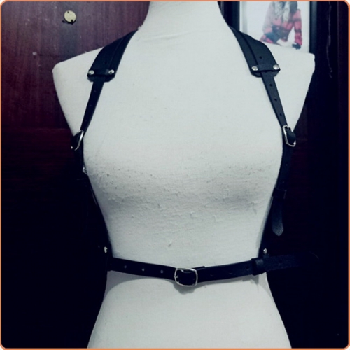 MOG Leather peplum shoulder strap MOG-LGM046