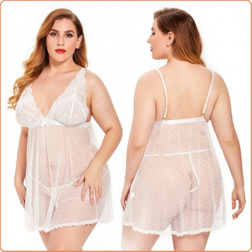 MOG Sexy pajamas sexy semi-transparent lace MOG-GLD079