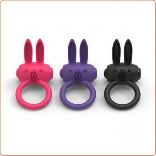 MOG Male silicone vibrating locking sperm ring rabbit MOG-MTD072