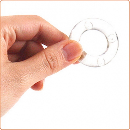 MOG Three-ring clear sperm locking ring male lasting condom MOG-MTD103