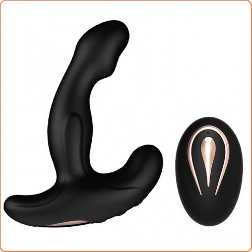 MOG Rechargeable prostate massager silicone vibration remote control MOG-ABI054