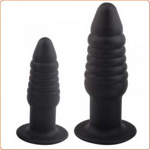 MOG Vaginal stimulation threaded silicone anal plugs to wear MOG-ABA039